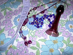 murano bead vases